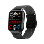 QS16Pro 1.69-Inch Health Monitoring Orologio intelligente impermeabile, supporta il rilevamento della temperatura corporea, White, Pink, Blue, Black, Silver Gray, Green, Black Steel, Thick Black Steel