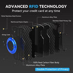 Porta carte RFID in alluminio ultra sottile per AirTag