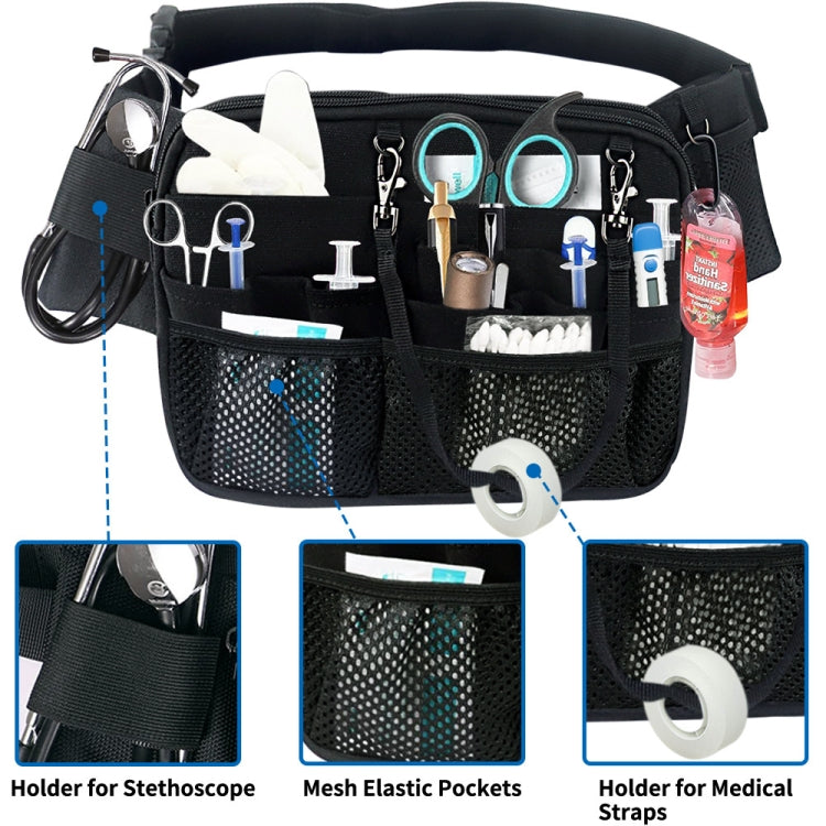 Borsa per la conservazione degli strumenti per infermiere Borsa per infermiere multifunzionale portatile, Nurse Multifunctional Nurse Pack Bag