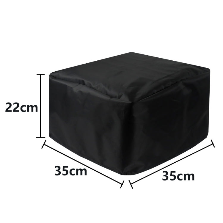 Copertura antipolvere per proiezione durevole in tessuto Oxford, 35x35x22cm Black