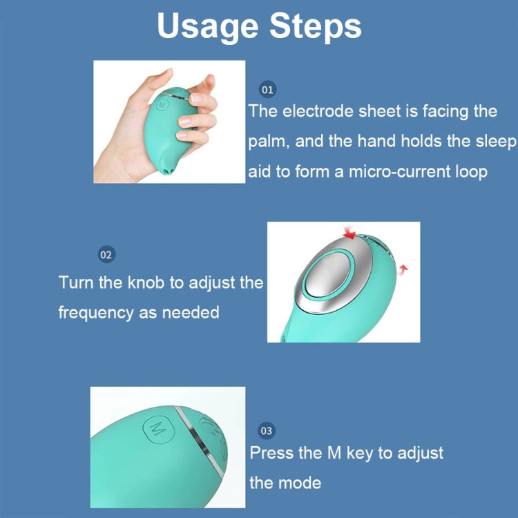 CES Smart Portable Microcurrent Sleep Aid Dispositivo per il massaggio dell'insonnia, CES (White), CES (Green)