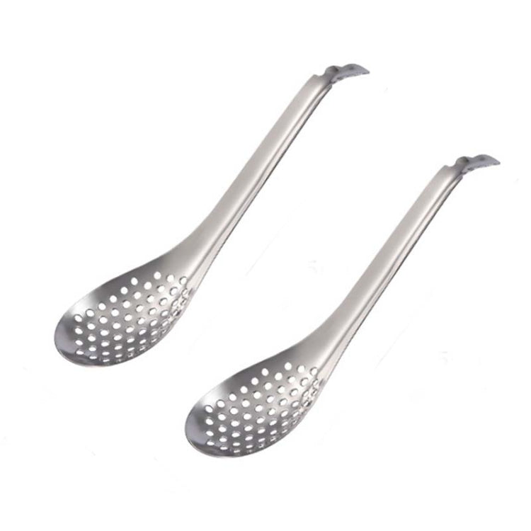Cucchiaio da cucina molecolare per scolapasta per caviale piccolo in acciaio inossidabile 304 da 2 pezzi, True Color, Golden, Rose Gold, Colored, Black