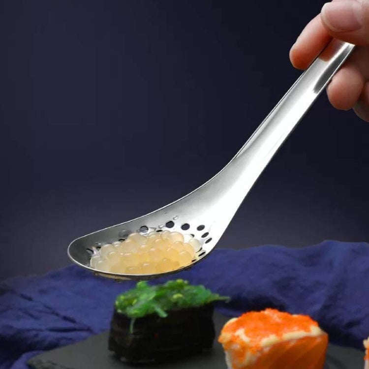 Cucchiaio da cucina molecolare per scolapasta per caviale piccolo in acciaio inossidabile 304 da 2 pezzi, True Color, Golden, Rose Gold, Colored, Black