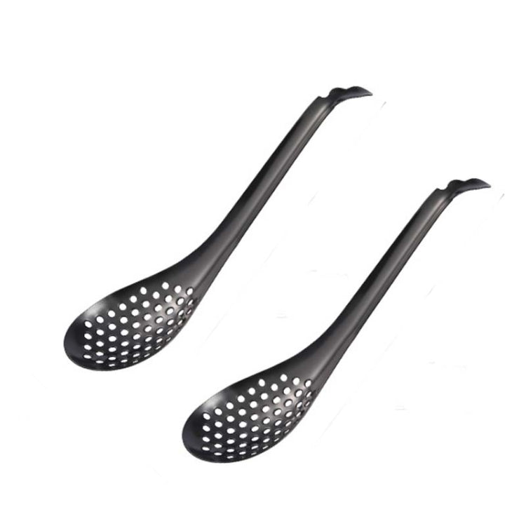 Cucchiaio da cucina molecolare per scolapasta per caviale piccolo in acciaio inossidabile 304 da 2 pezzi, True Color, Golden, Rose Gold, Colored, Black