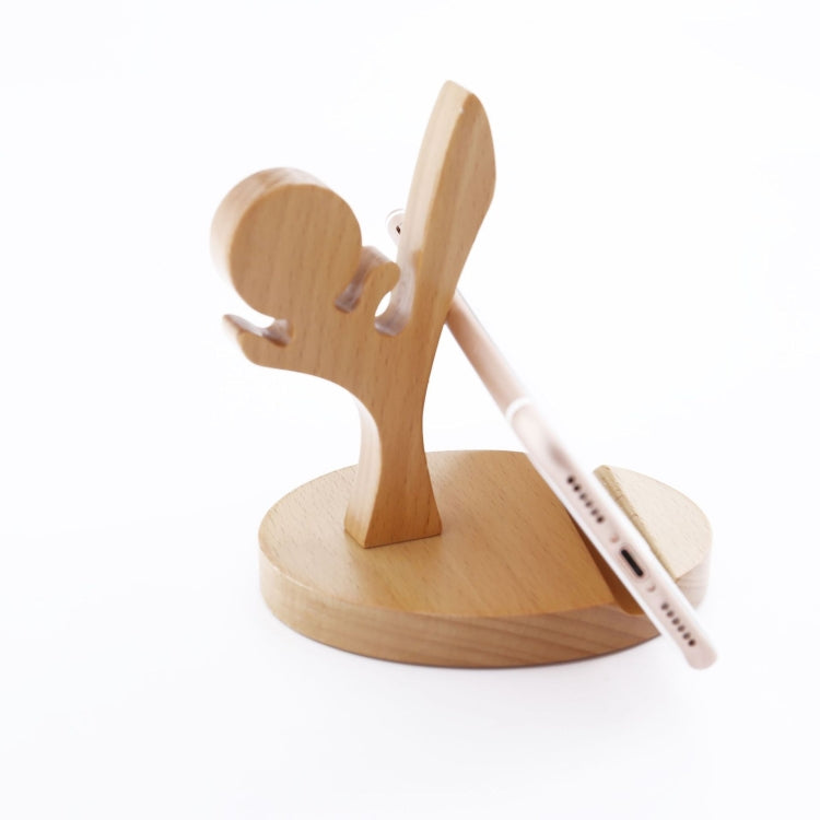 Supporto per cellulare in legno di faggio