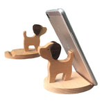 Supporto cellulare in legno di faggio per dispositivi fino a 6,3"