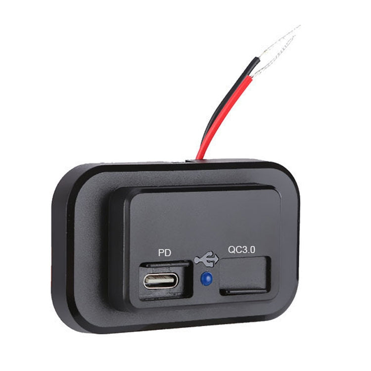 18W QC3.0 Caricabatteria per barca per camper per auto PD a ricarica rapida, 18W