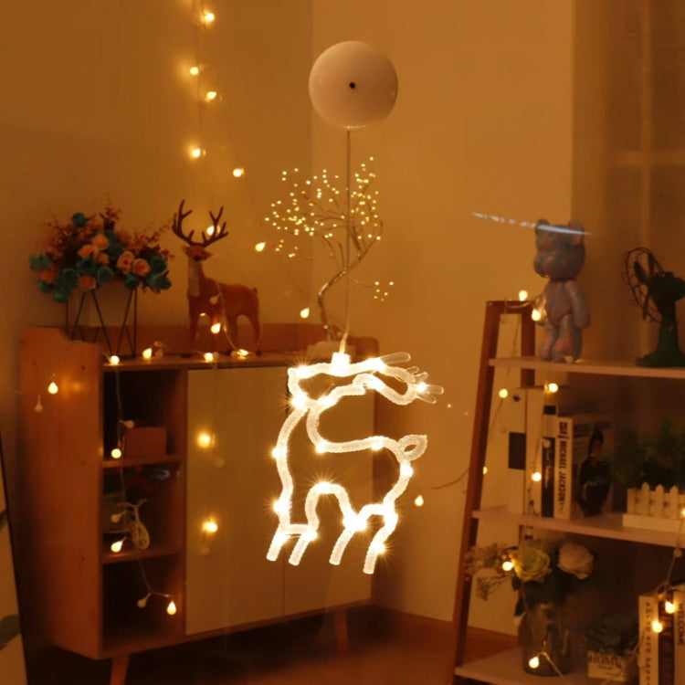 Decorazione natalizia LED Ventosa Atmosfera festosa Lampada a sospensione