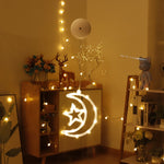 Decorazione natalizia LED Ventosa Atmosfera festosa Lampada a sospensione