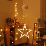 Decorazione natalizia LED Ventosa Atmosfera festosa Lampada a sospensione