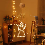 Decorazione natalizia LED Ventosa Atmosfera festosa Lampada a sospensione