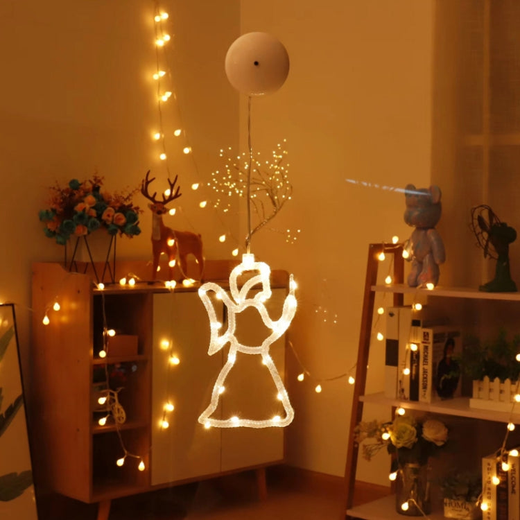 Decorazione natalizia LED Ventosa Atmosfera festosa Lampada a sospensione