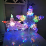 Luci a forma di stella incandescente a LED con luce superiore dell'albero di Natale, dimensioni:, Small Battery Model, Large Battery Model, Small EU Plug, Large EU Plug