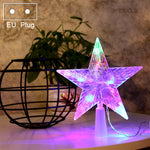 Luci LED a forma di stella per albero di Natale 23x24 cm