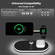 Caricabatterie wireless 15W 3 in 1 UD23