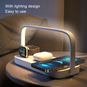 Caricabatterie wireless 3 in 1 UD10 con luce