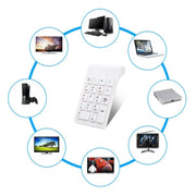 Mini tastierino numerico wireless 2.4G, Wireless White