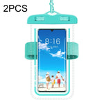 2 PCS Armband Style Custodia per cellulare impermeabile trasparente Borsa per cellulare da nuoto, Armband Macaron Blue, Armband Macaron Red, Armband Black, Armband Green, Armband Gray Blue