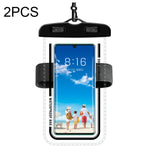 2 PCS Armband Style Custodia per cellulare impermeabile trasparente Borsa per cellulare da nuoto, Armband Macaron Blue, Armband Macaron Red, Armband Black, Armband Green, Armband Gray Blue