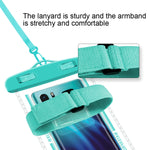 2 PCS Armband Style Custodia per cellulare impermeabile trasparente Borsa per cellulare da nuoto, Armband Macaron Blue, Armband Macaron Red, Armband Black, Armband Green, Armband Gray Blue