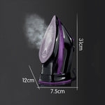 Piroscafo per indumenti da stiro a vapore portatile da 2400 W per uso domestico, spina europea, 2400W Purple, 2400W Green