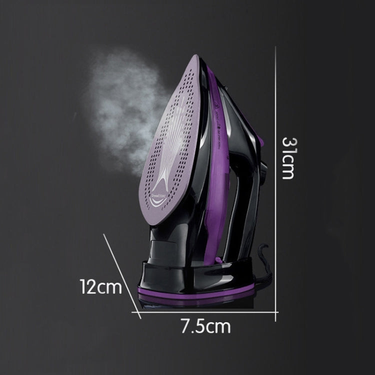 Piroscafo per indumenti da stiro a vapore portatile da 2400 W per uso domestico, spina europea, 2400W Purple, 2400W Green