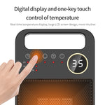 Riscaldatore elettrico ceramico PTC con telecomando e display LCD