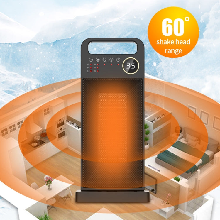 Riscaldatore elettrico ceramico PTC con telecomando e display LCD
