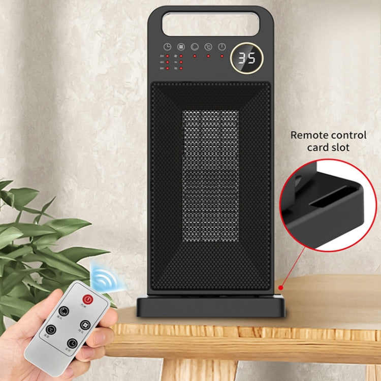 Riscaldatore elettrico ceramico PTC con telecomando e display LCD