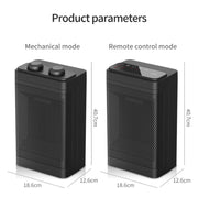 Riscaldatori elettrici da tavolo muti per uso domestico da ufficio, specifiche:, Knob (EU Plug), Screen (EU Plug), Knob (UK Plug), Screen (UK Plug)
