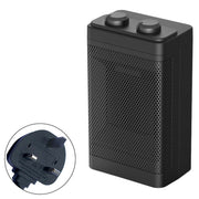 Riscaldatori elettrici da tavolo muti per uso domestico da ufficio, specifiche:, Knob (EU Plug), Screen (EU Plug), Knob (UK Plug), Screen (UK Plug)
