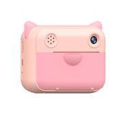 CP01 Schermo HD da 2,4 pollici Fotocamera giocattolo per bambini Stampa termica Polaroid senza scheda di memoria, Blue, Pink