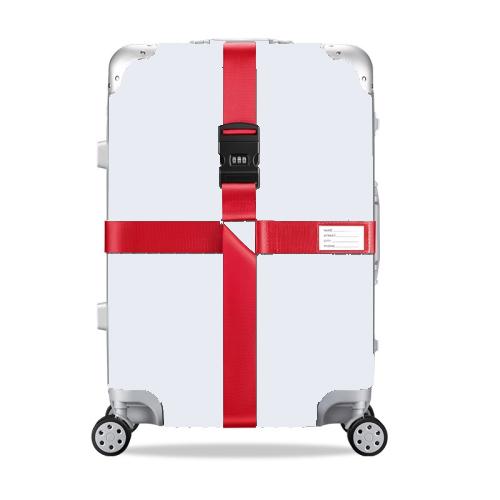 Cinghie di rinforzo per bagagli Corda protettiva fissa con lucchetto a combinazione, Red, Blue, Black, Khaki, Purple, Orange, Customs Lock Red, Customs Lock Blue, Customs Lock Black, Customs Lock Khaki, Rainbow