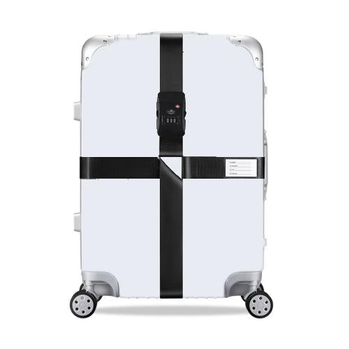 Cinghie di rinforzo per bagagli Corda protettiva fissa con lucchetto a combinazione, Red, Blue, Black, Khaki, Purple, Orange, Customs Lock Red, Customs Lock Blue, Customs Lock Black, Customs Lock Khaki, Rainbow