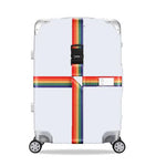 Cinghie di rinforzo per bagagli Corda protettiva fissa con lucchetto a combinazione, Red, Blue, Black, Khaki, Purple, Orange, Customs Lock Red, Customs Lock Blue, Customs Lock Black, Customs Lock Khaki, Rainbow