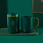 JM043 Set di tazze per collutorio domestico Coppia comoda scatola per spazzolini da viaggio, stile:, 2 Cups Dark Green, 2 Cups Black, 2 Cups White, 3 Cups Dark Green, 3 Cups Black, 3 Cups White