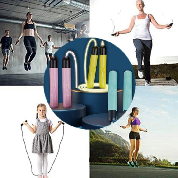Corda per saltare incandescente Fitness Esercizio Student Racing Training, Yellow, Pink, Blue, Green