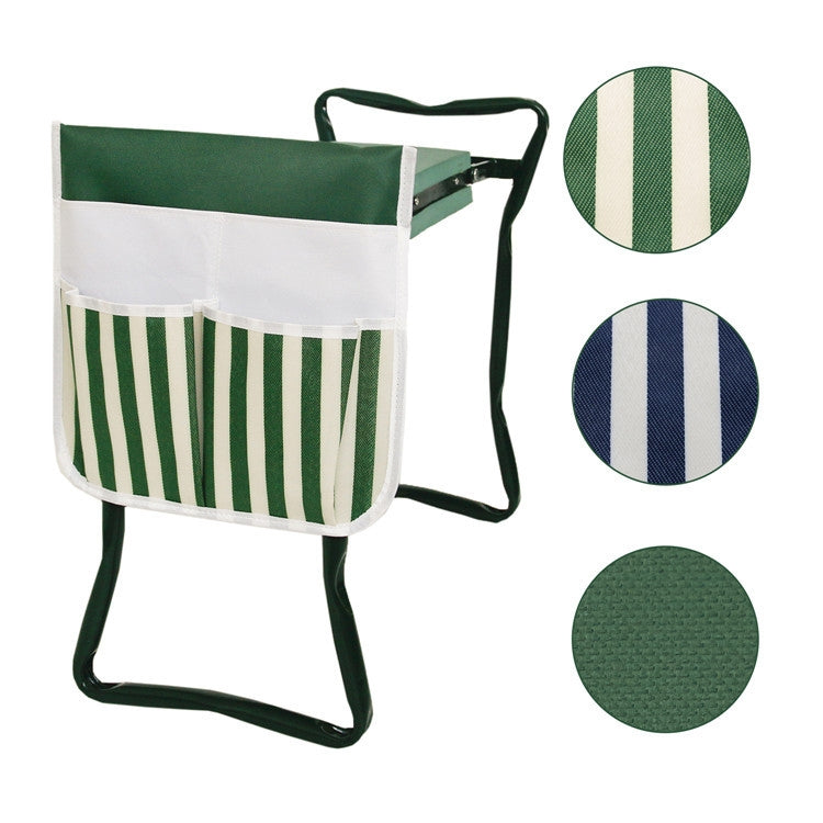 MTP-635 Borsa porta attrezzi per carrello da banco da giardinaggio, MTP-635 Green Beige Stitching, MTP-635 Green White Stripe, MTP-635 Blue White Stripe