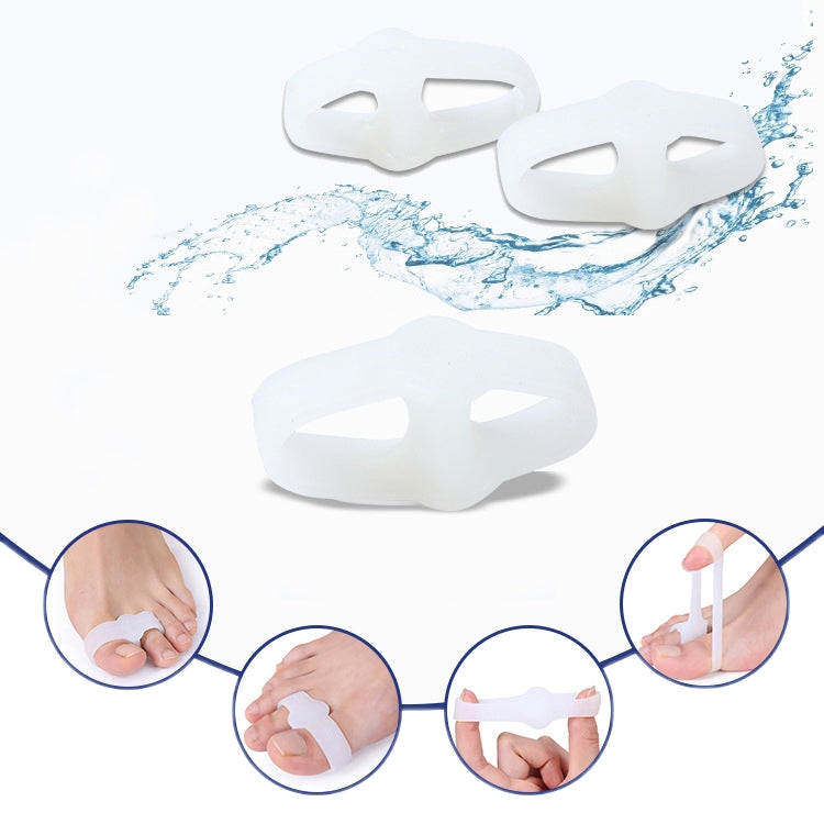Cura del piede con separatore per dita a doppio anello, 5 Pairs Double Ring
