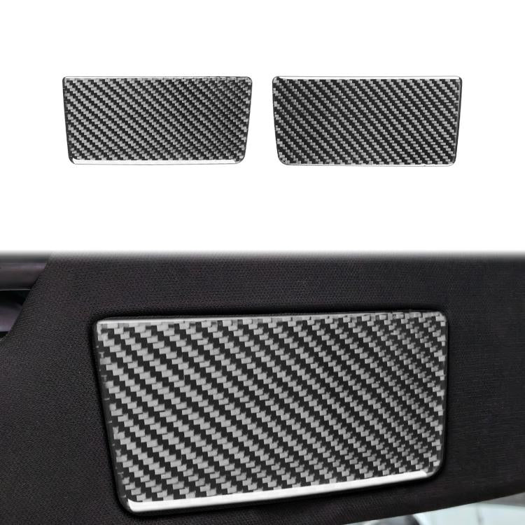 Adesivo per pannello specchietto di cortesia per Chevrolet Corvette C8, 2 pezzi/set