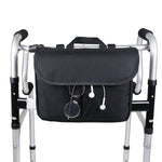 MTP-682 Borsa portaoggetti per sedia a rotelle sospesa Borsa portabici da passeggio per riabilitazione, MTP-682 Black, MTP-682 Grey