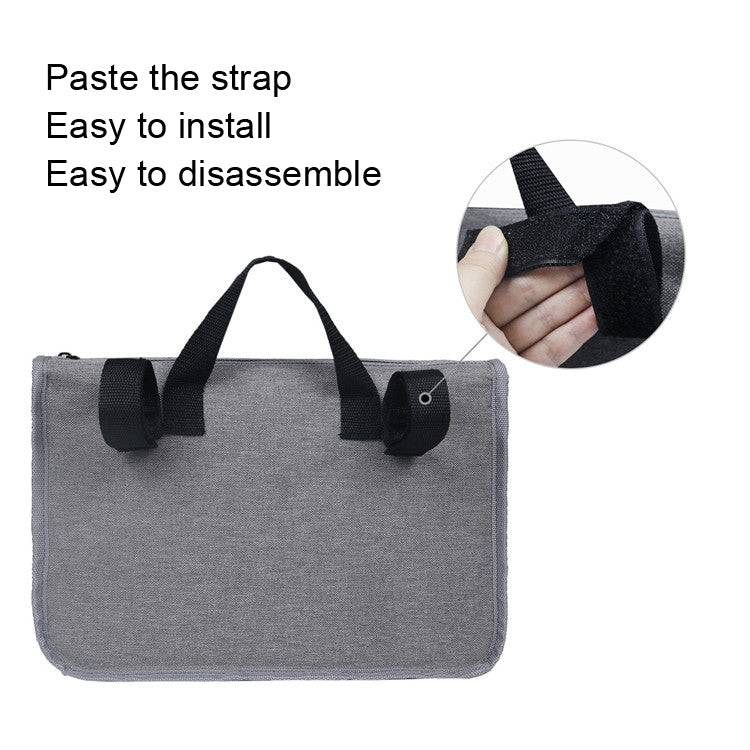 MTP-682 Borsa portaoggetti per sedia a rotelle sospesa Borsa portabici da passeggio per riabilitazione, MTP-682 Black, MTP-682 Grey