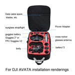 Organizer per zaino impermeabile drone per DJI Avata, Backpack  for DJI Avata