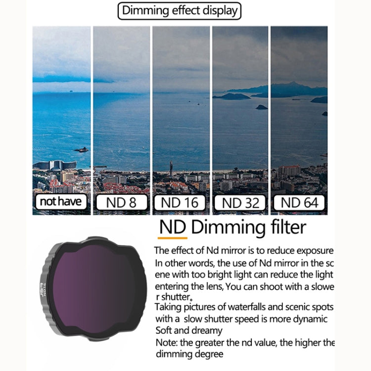 Filtro regolabile JSR per DJI Avata ND e CPL
