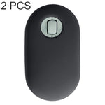 Custodia protettiva per mouse wireless antipolvere in silicone da 2 pezzi per Logitech Pebble, Black, Pink, Matcha Green, Gray Blue, Transparent