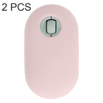 Custodia protettiva per mouse wireless antipolvere in silicone da 2 pezzi per Logitech Pebble, Black, Pink, Matcha Green, Gray Blue, Transparent