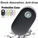Custodia protettiva per mouse wireless antipolvere in silicone da 2 pezzi per Logitech Pebble, Black, Pink, Matcha Green, Gray Blue, Transparent