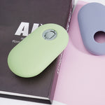 Custodia protettiva per mouse wireless antipolvere in silicone da 2 pezzi per Logitech Pebble, Black, Pink, Matcha Green, Gray Blue, Transparent