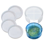 Stampo in silicone per scatola di immagazzinaggio in resina epossidica di cristallo fai-da-te, Round Coaster Box Set, Round Coaster DJ-100, Round Coaster Box DJ-98, Square Coaster Box Set, Square Coaster DJ-99, Square Coasters DJ-97, 10 PCS/Set        ...