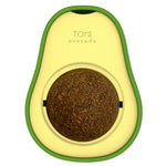 2 palline di erba gatta e avocado che stuzzicano il giocattolo per la pulizia dei denti di gatto, Mint Ball, Gall Fruit
